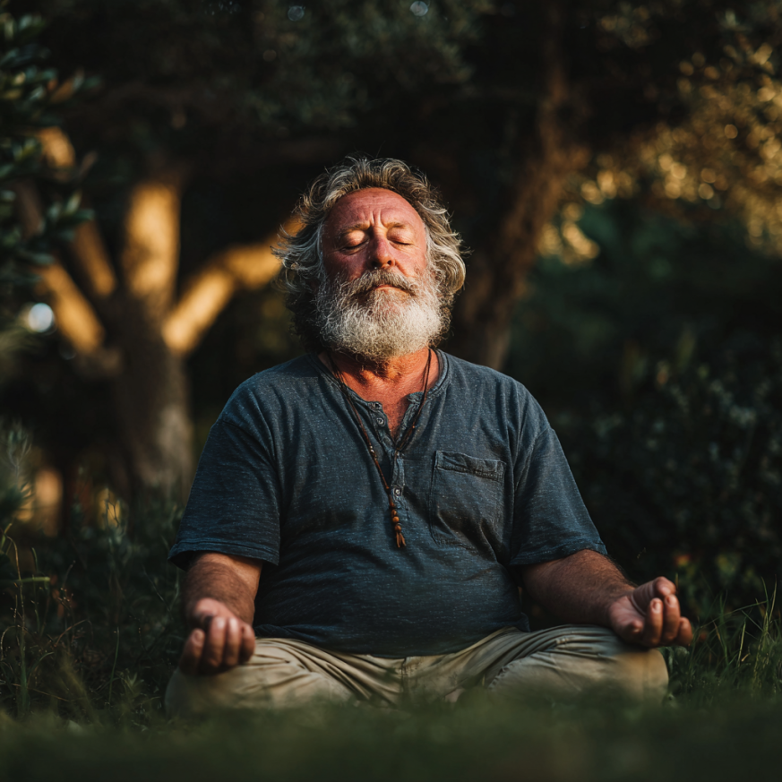 Komunita seniorů praktikujících jógu